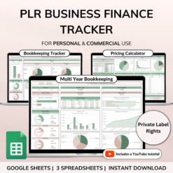 PLR Spreadsheets